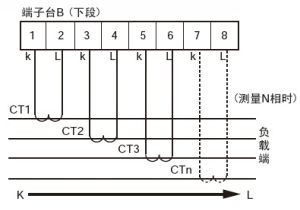 如使用改進(jìn)型，還可利用第四個(gè)CT測(cè)量N相。