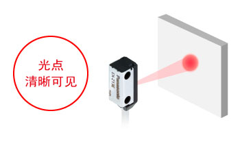 可遠(yuǎn)距離檢測出φ1.0mm的微小物體 [EX-Z13□]